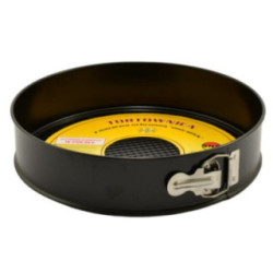 Tortownica 270mm non-stick dno fakturowane czarna 2